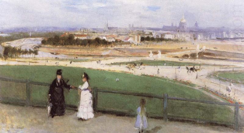 Berthe Morisot View of Paris from the Trocadero china oil painting image